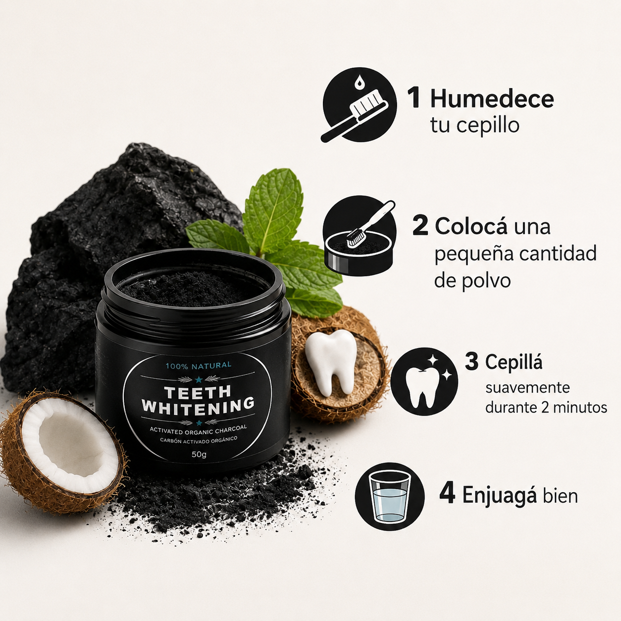 Recuperá el blanco natural de tus dientes desde casa, de forma 100% segura y sin sufrir sensibilidad.